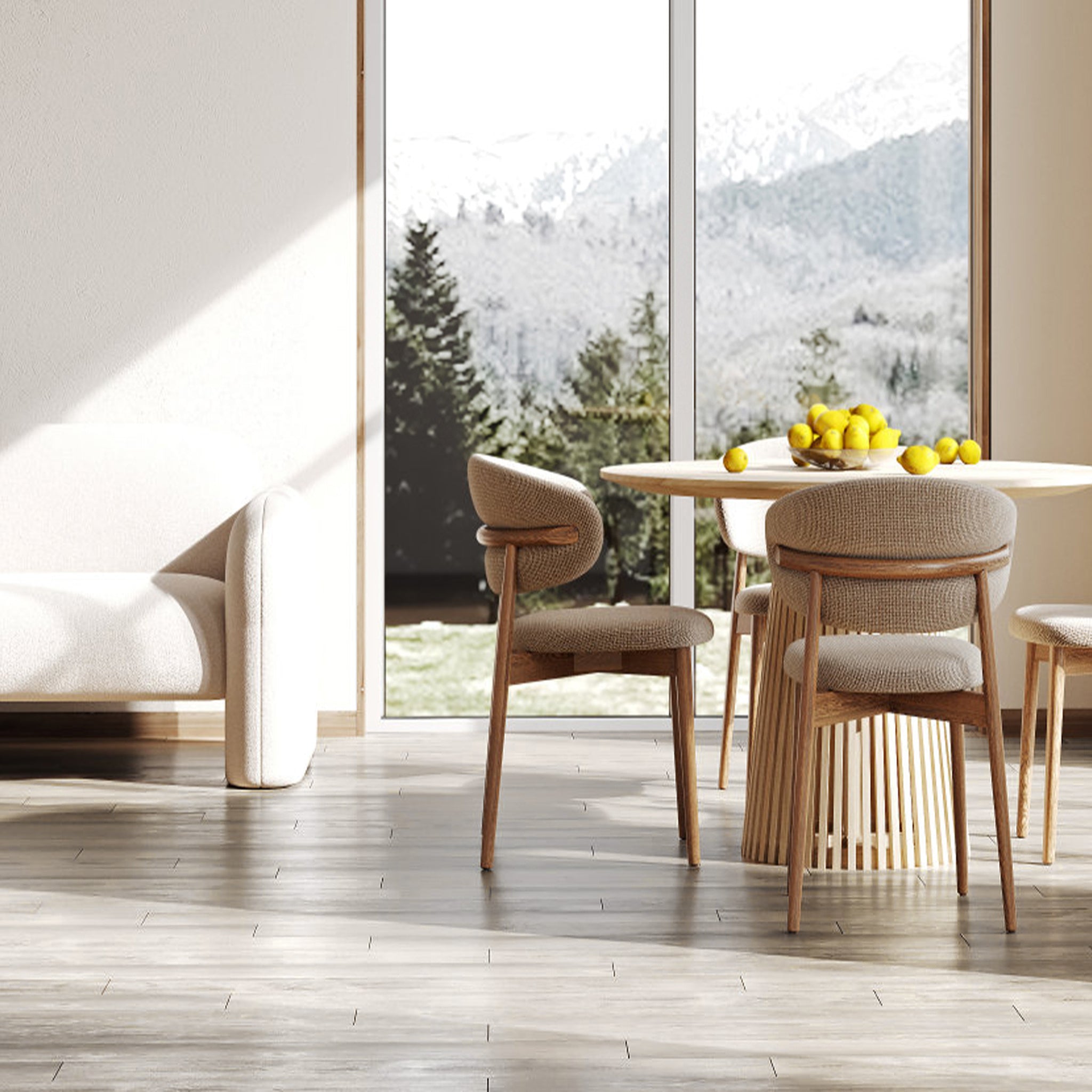 Pavimento Vinilico Adesivo PVC – Set 36 Pezzi (5,02 m²) – White Oak