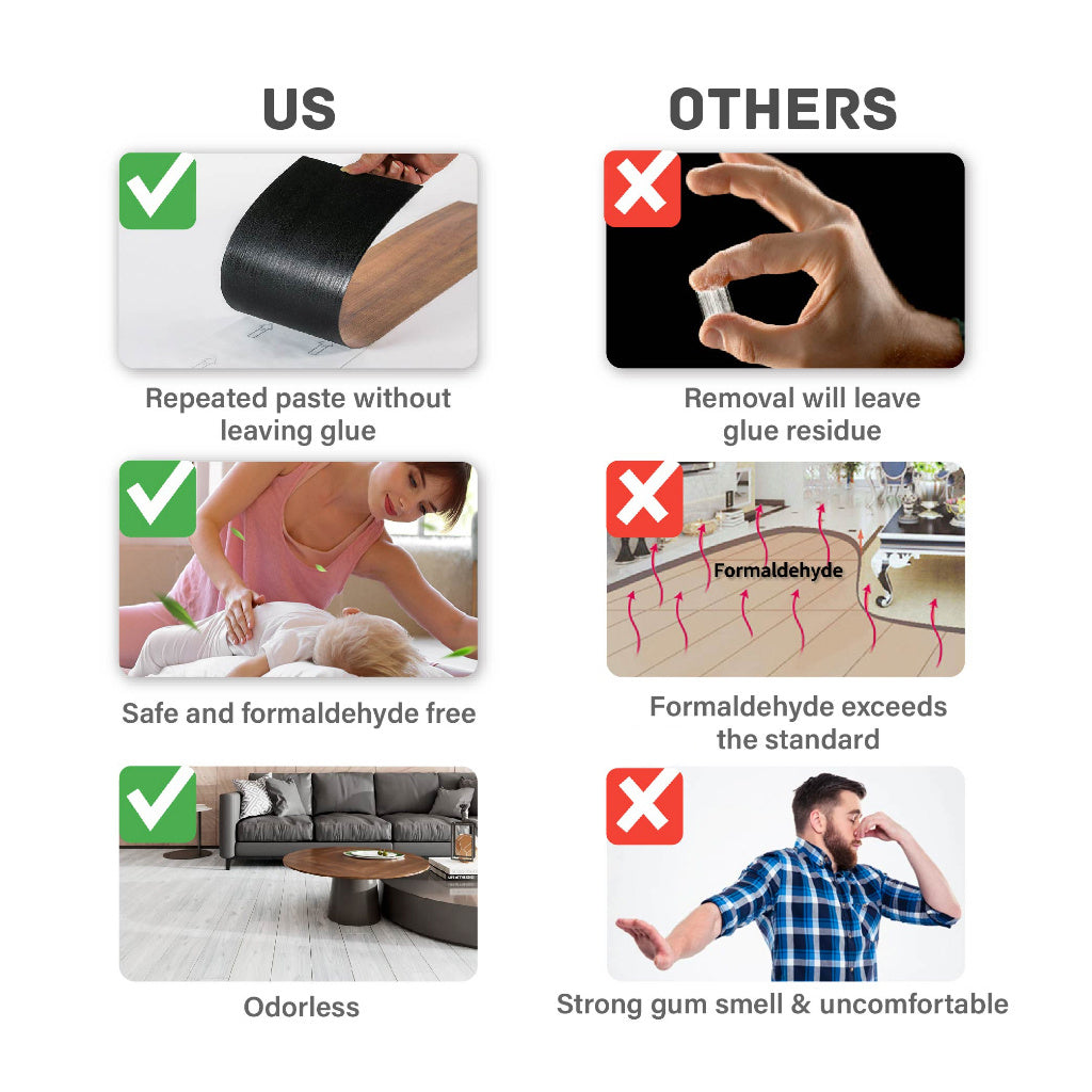 30pcs PVC Flooring Self-Adhesive Tiles Vinyl Floor Waterproof & Non-Slip Laminate Floor for Kitchen, Living Room, Bathroom (30pcs)