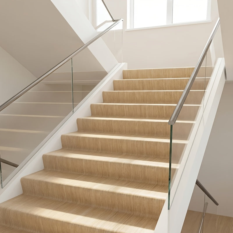 Self-adhesive Waterproof and Anti-slip Vinyl Floor Stickers, Easy to Peel and Apply for Decorative Covering. Durable and Scratch-resistant for Home Upgrades. Removable Stickers Are Perfect for Renovating Stairs, Furniture, Do