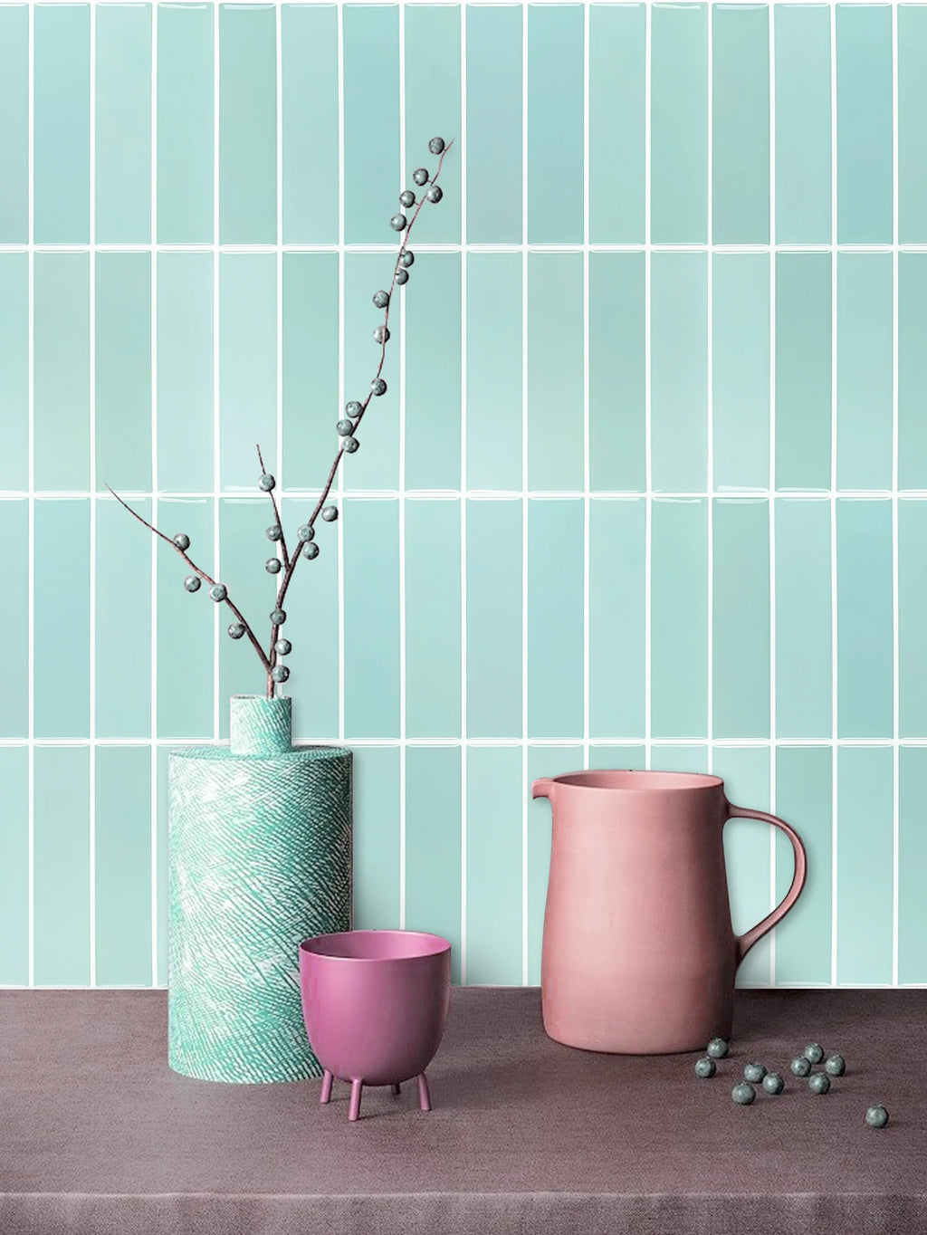 10 Sheets Peel and Stick Tiles 3D Waterproof Wall Tiles for Living Room RV PVC Wall Panels Interior Wall Decoration