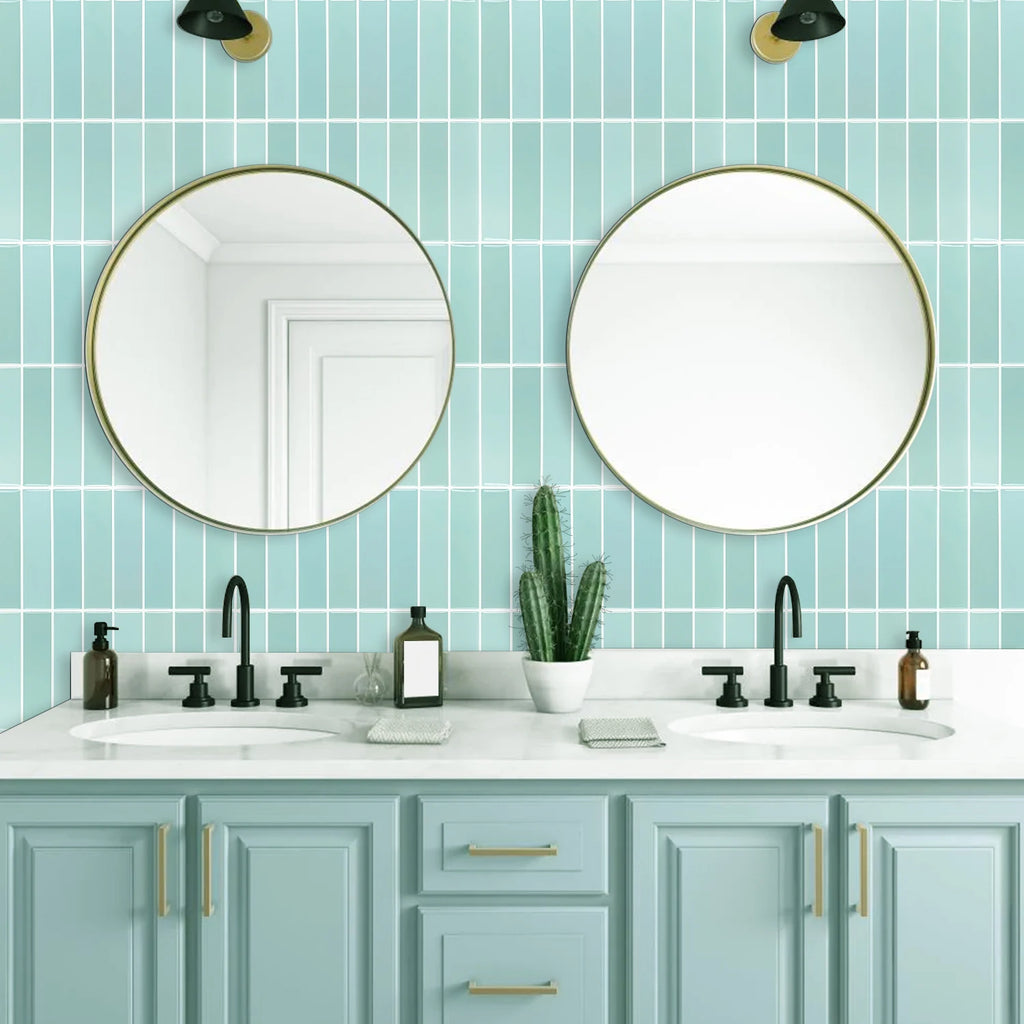 10 Sheets Peel and Stick Tiles 3D Waterproof Wall Tiles for Living Room RV PVC Wall Panels Interior Wall Decoration