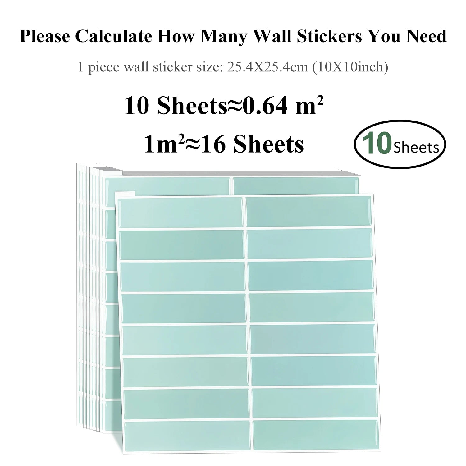 10 Sheets Peel and Stick Tiles 3D Waterproof Wall Tiles for Living Room RV PVC Wall Panels Interior Wall Decoration