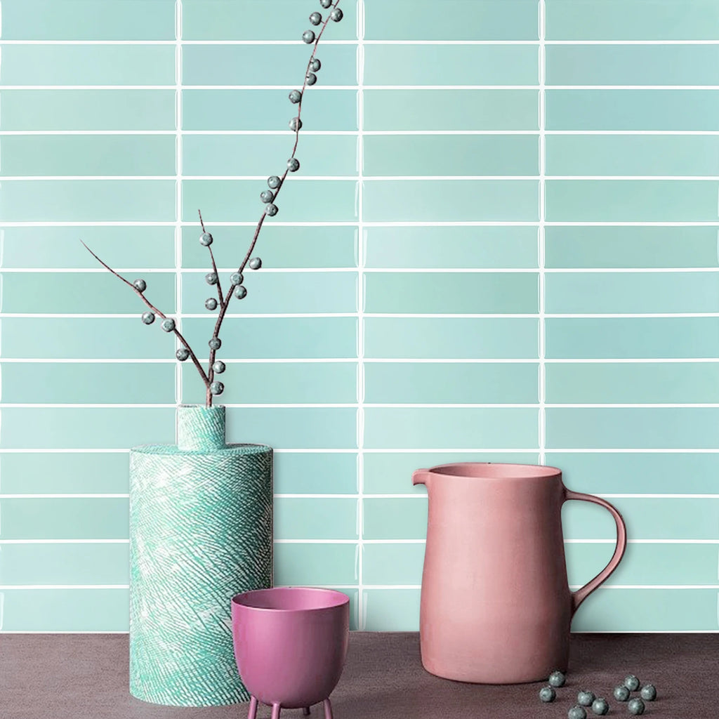 10 Sheets Peel and Stick Tiles 3D Waterproof Wall Tiles for Living Room RV PVC Wall Panels Interior Wall Decoration