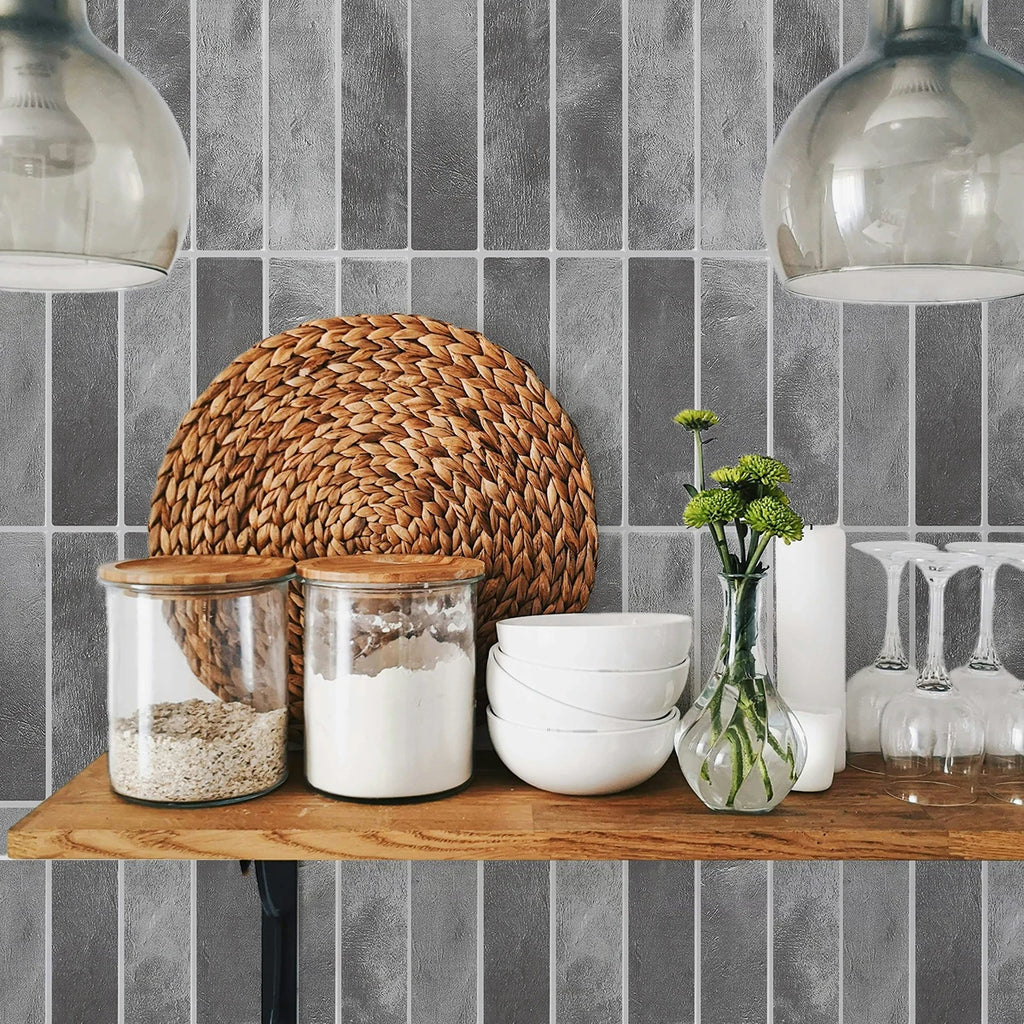 5/10/20pcs Self-Adhesive Wall Tile Stickers, Heat Resistant Peel AndStick Kitchen Backsplash, Waterproof Wall Tile Stickers