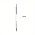 0.3/0.5/0.7/0.9/2.0mm Mechanical Pencil Low Center of Gravity Metal Drawing Special Pencil Office Write Art Supplies for School