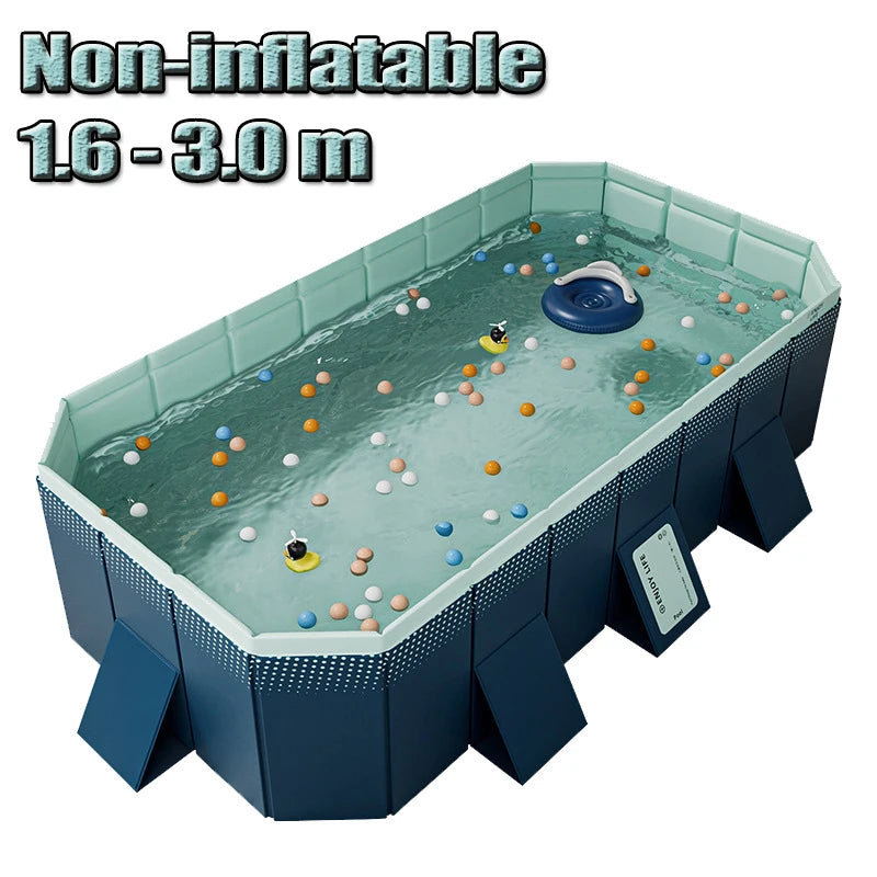 Piscina Pieghevole Outdoor – Senza Gonfiaggio, Resistente, Uso Esterno