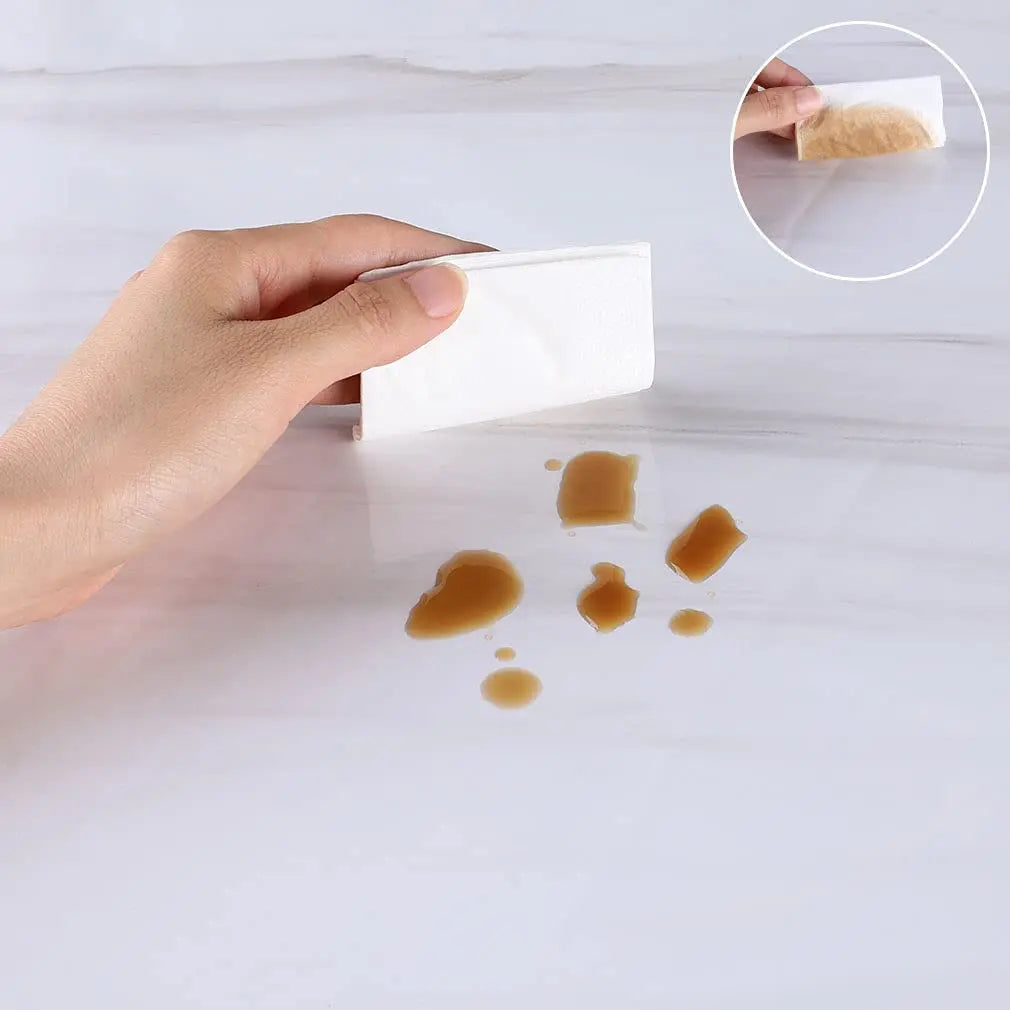 60/70/80cm Width Kitchen Wallpaper Peel and Stick Countertops Covers Waterproof Marble Self Adhesive Wall Papers Decorative Film