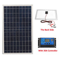 300W 12V Solar Panel Kit Complete Polycrystalline USB Power Portable Outdoor Rechargeable Solar Cell Solar Generator for Home