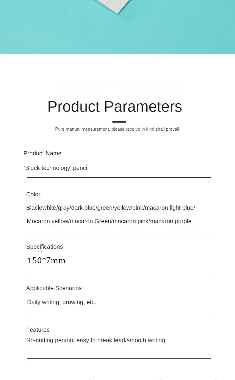 12 Pcs Set Infinity Pencils Multicolor Eternity Pencils No Ink with Eraser Pen School Stationery Drawing Pens Art Supplies