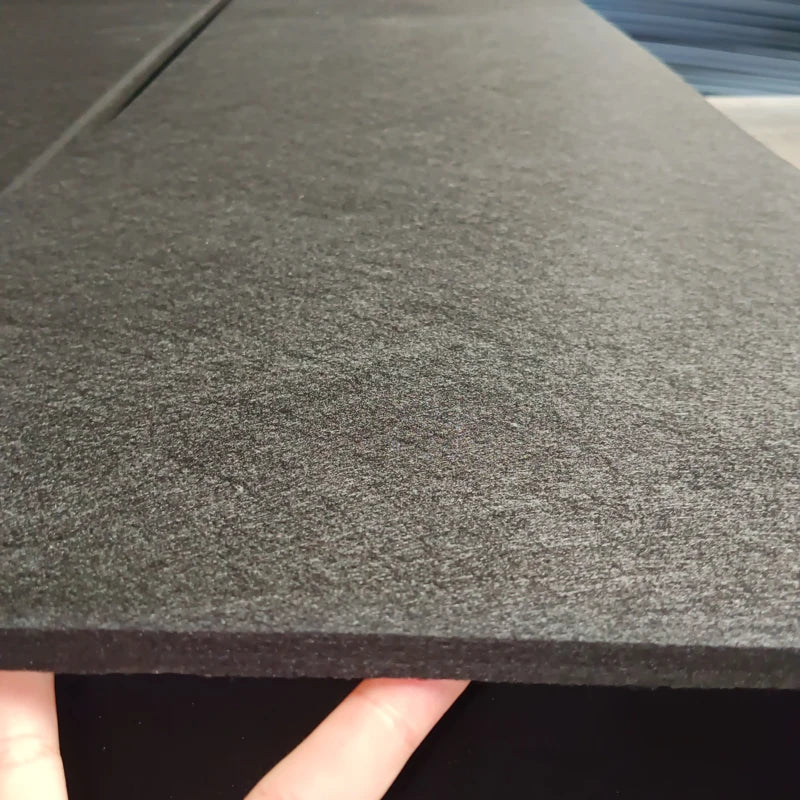 Oak surface polyester fiber sound insulation wall panel sound insulation board wood board