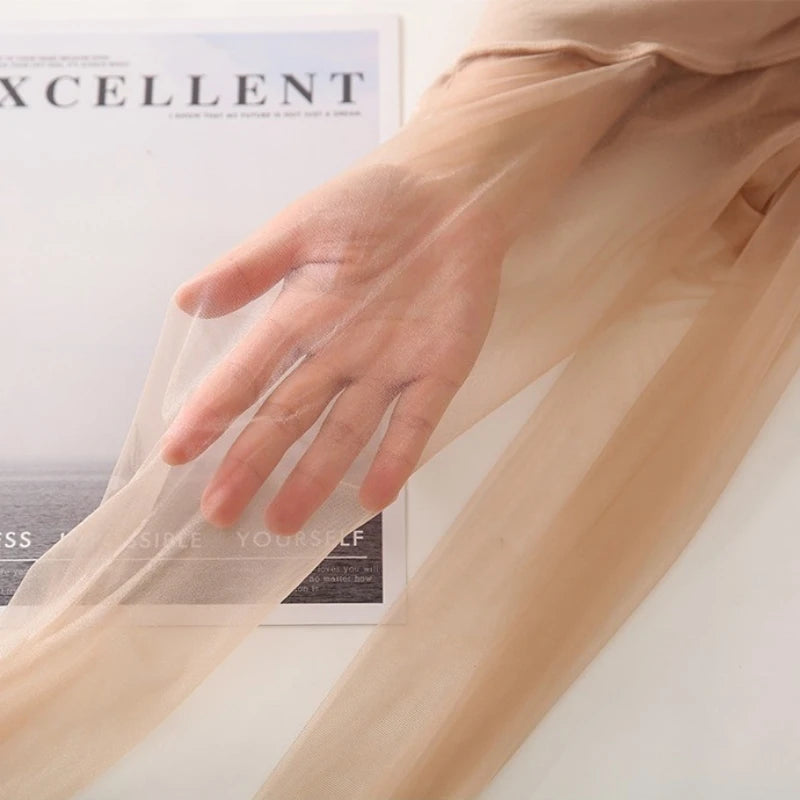 0D Women's Seamless Ultra-thin Nylon Tights 0D Sheer to Toe Pantyhose Sexy Stockings Collant Hot Donna for Female