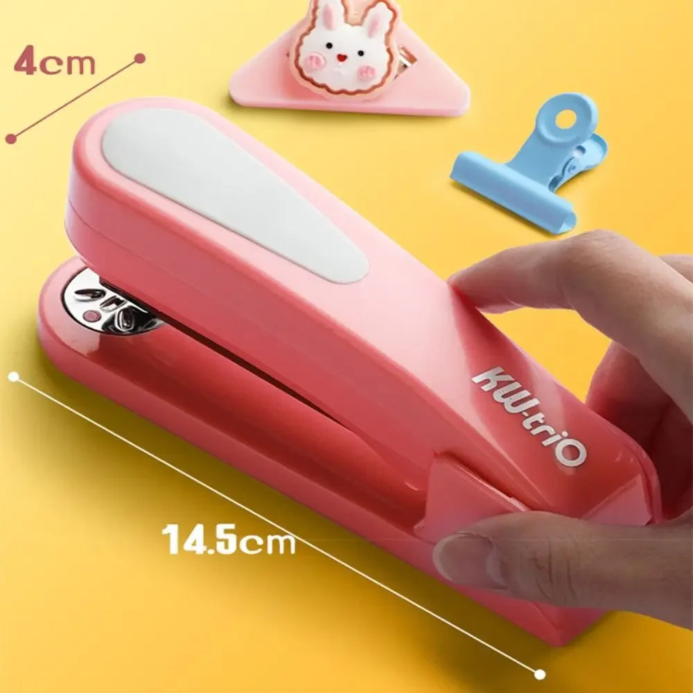 KW-TRIO 360 Degree Rotary Stapler Multifunctional Heavy Duty Stapler Thickened Effortless Long Stapler Office Binding Tools
