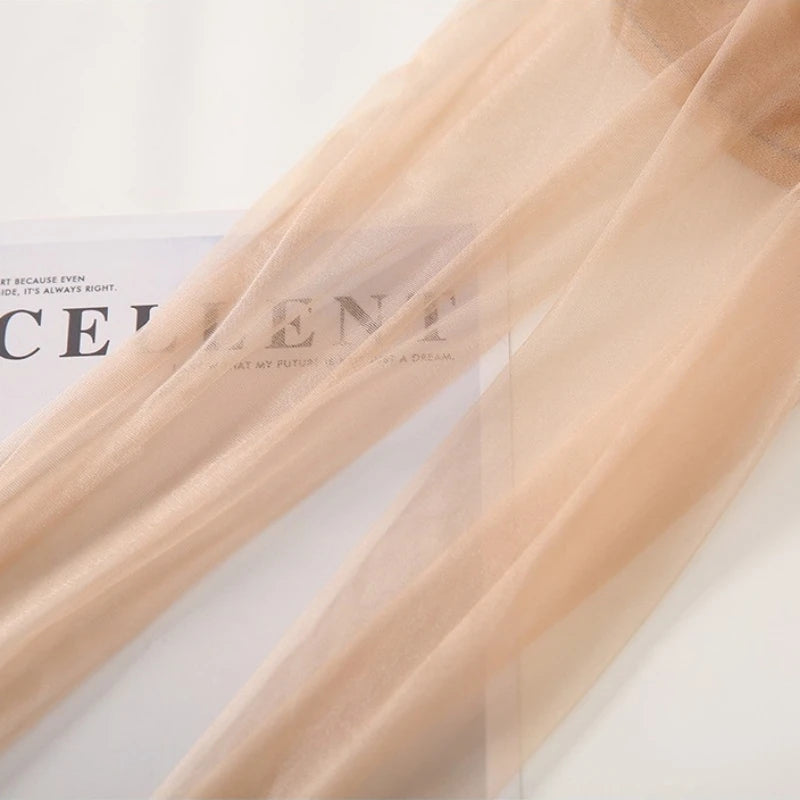 0D Women's Seamless Ultra-thin Nylon Tights 0D Sheer to Toe Pantyhose Sexy Stockings Collant Hot Donna for Female