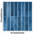 10 Sheets Peel and Stick Tiles 3D Waterproof Wall Tiles for Living Room RV PVC Wall Panels Interior Wall Decoration