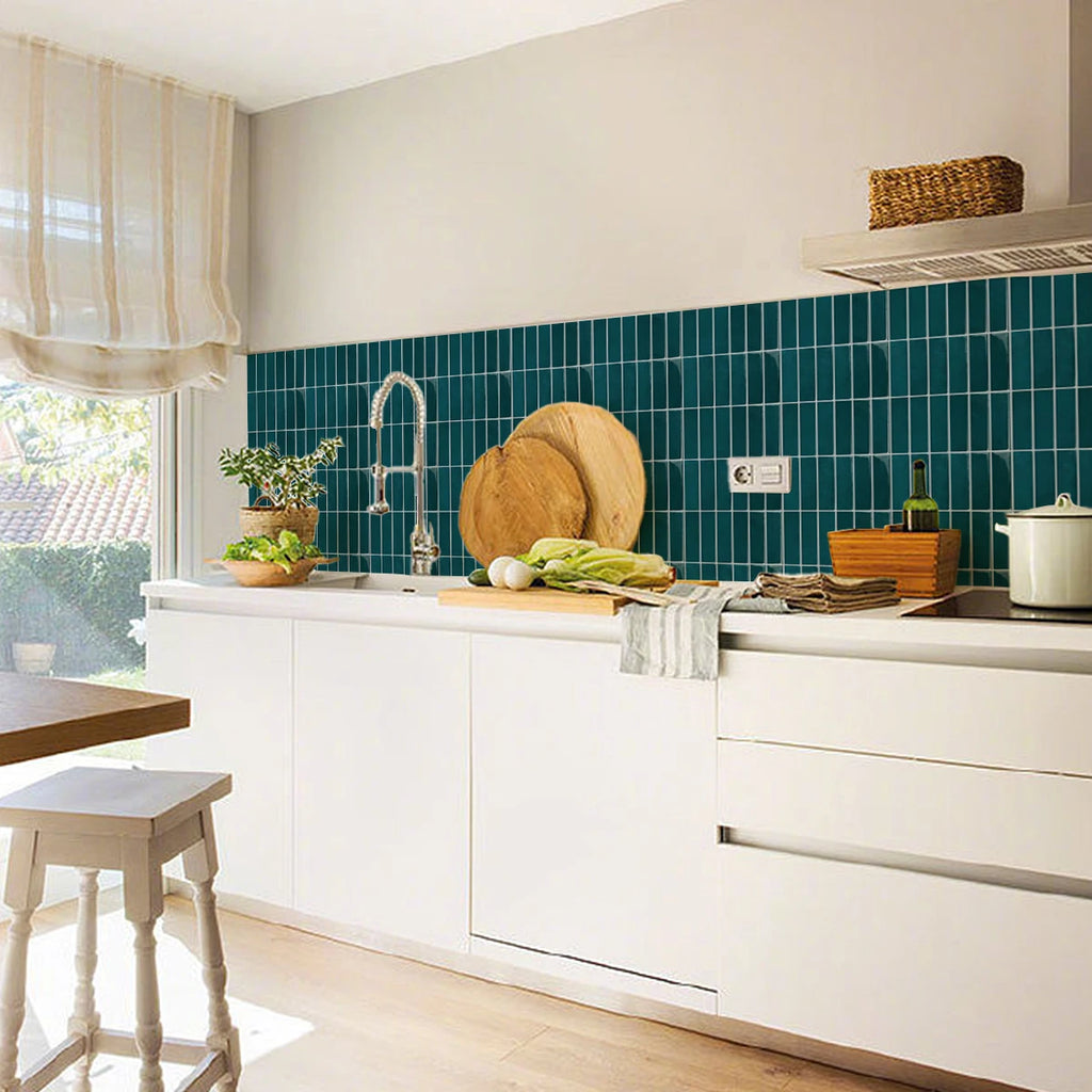 5/10/20pcs Self-Adhesive Wall Tile Stickers, Heat Resistant Peel AndStick Kitchen Backsplash, Waterproof Wall Tile Stickers