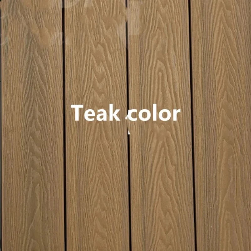 3 items DIY outdoor wood-plastic floor,Wood-plastic composite wood-plastic pavement floor engineering wooden floor is easy