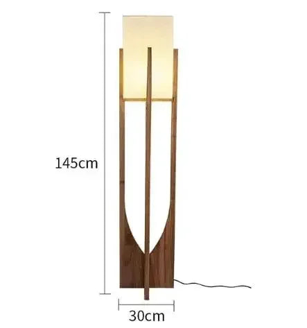 Fairbanks  Wooden Reading Desk Lamp for  Living Room Bedroom Sofa Bedside Solid Nordic Designers LED Floor Lamps