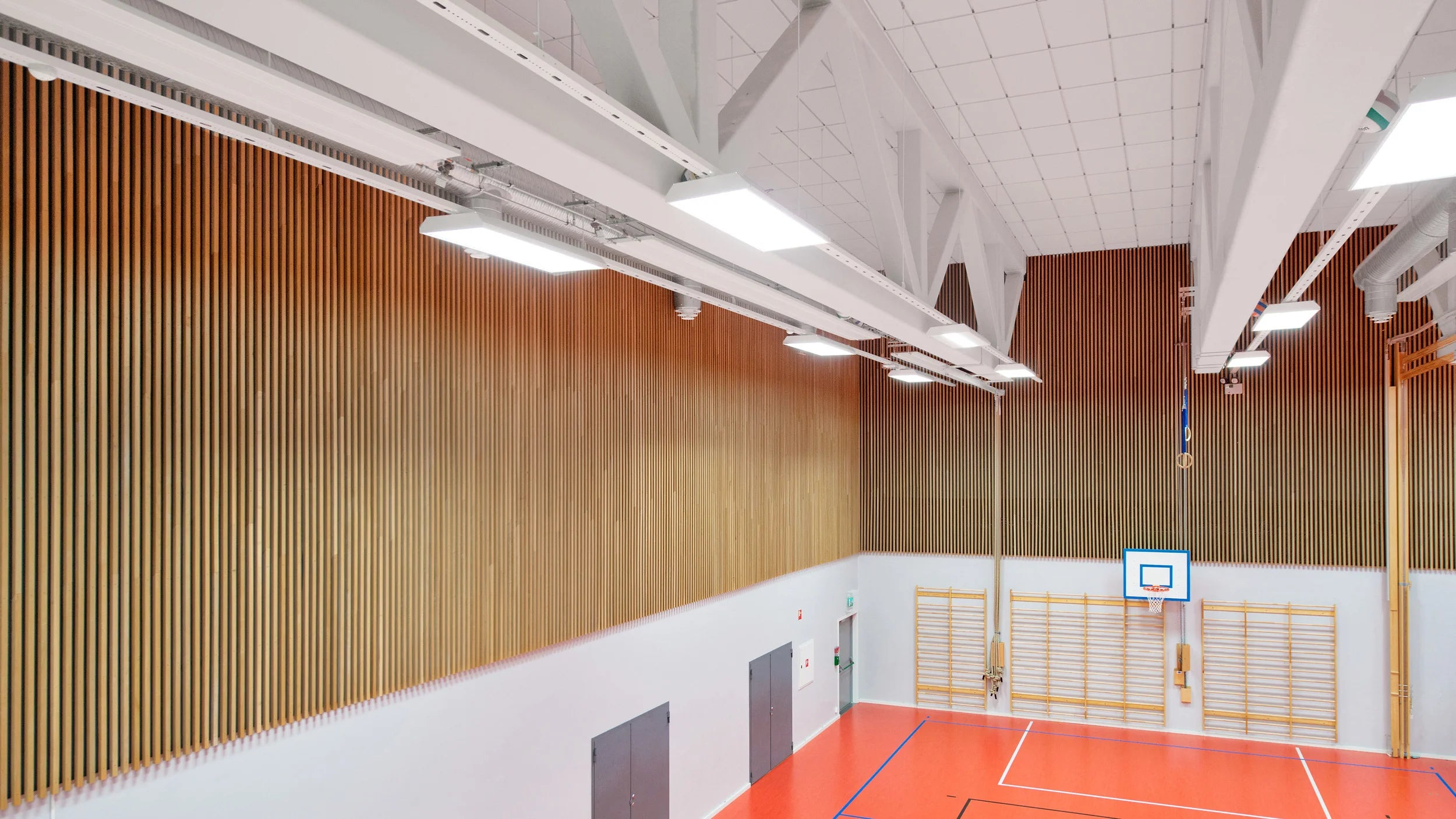 Oak surface polyester fiber sound insulation wall panel sound insulation board wood board