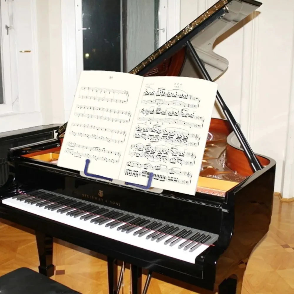 1 PC Lightweight Adjustable Portable Book Stand，  for Reading,  Music Score, Drawing, and More - Durable Plastic Construction