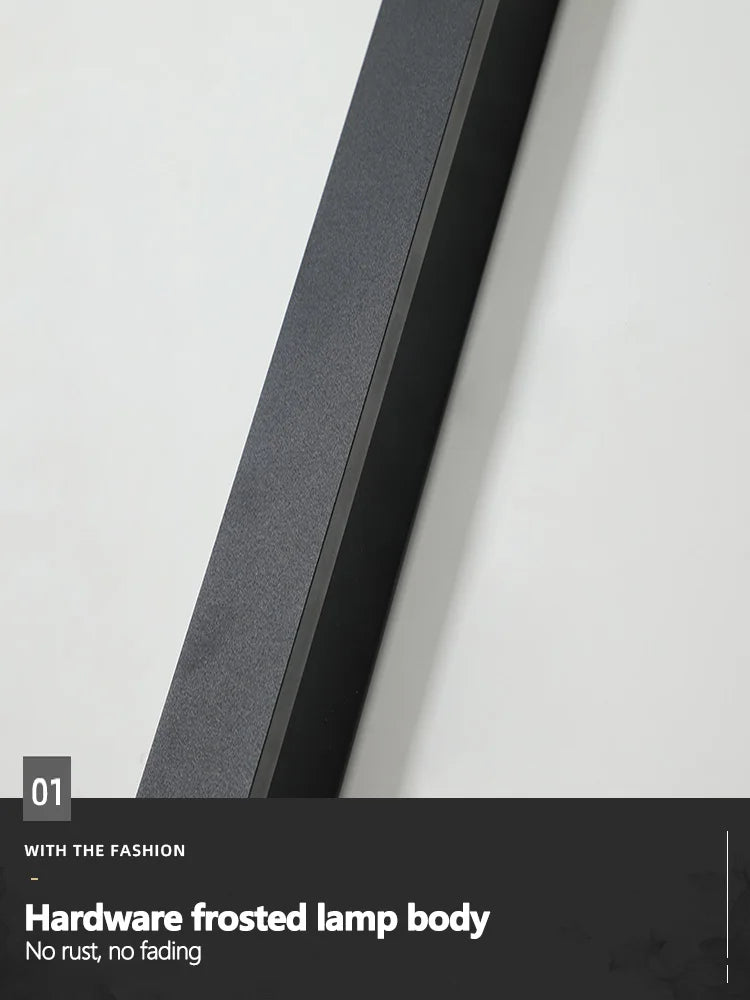 Outdoor waterproof wall lamp LED  strip background wall lamp stair garden lamp living room bedroom bedside ip65 wall lights