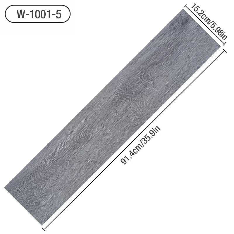 Adesivo Pavimento Effetto Legno PVC – Set 36 Pezzi (5 m²)