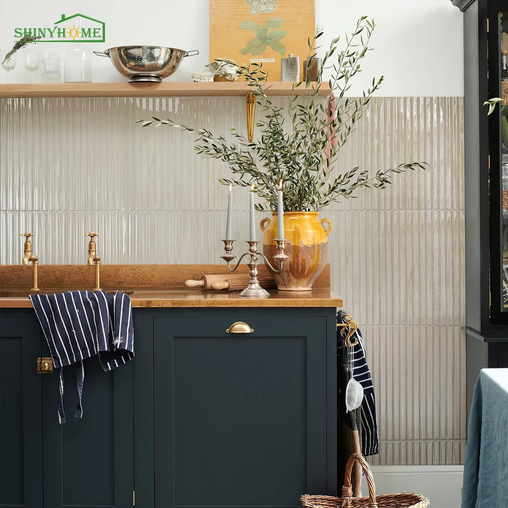 10/30pcs Wood Grain Peel & Stick Backsplash Tiles, 22.86cm x 29.97cm - Easy Apply Adhesive for Kitchen, Bathroom, Wall