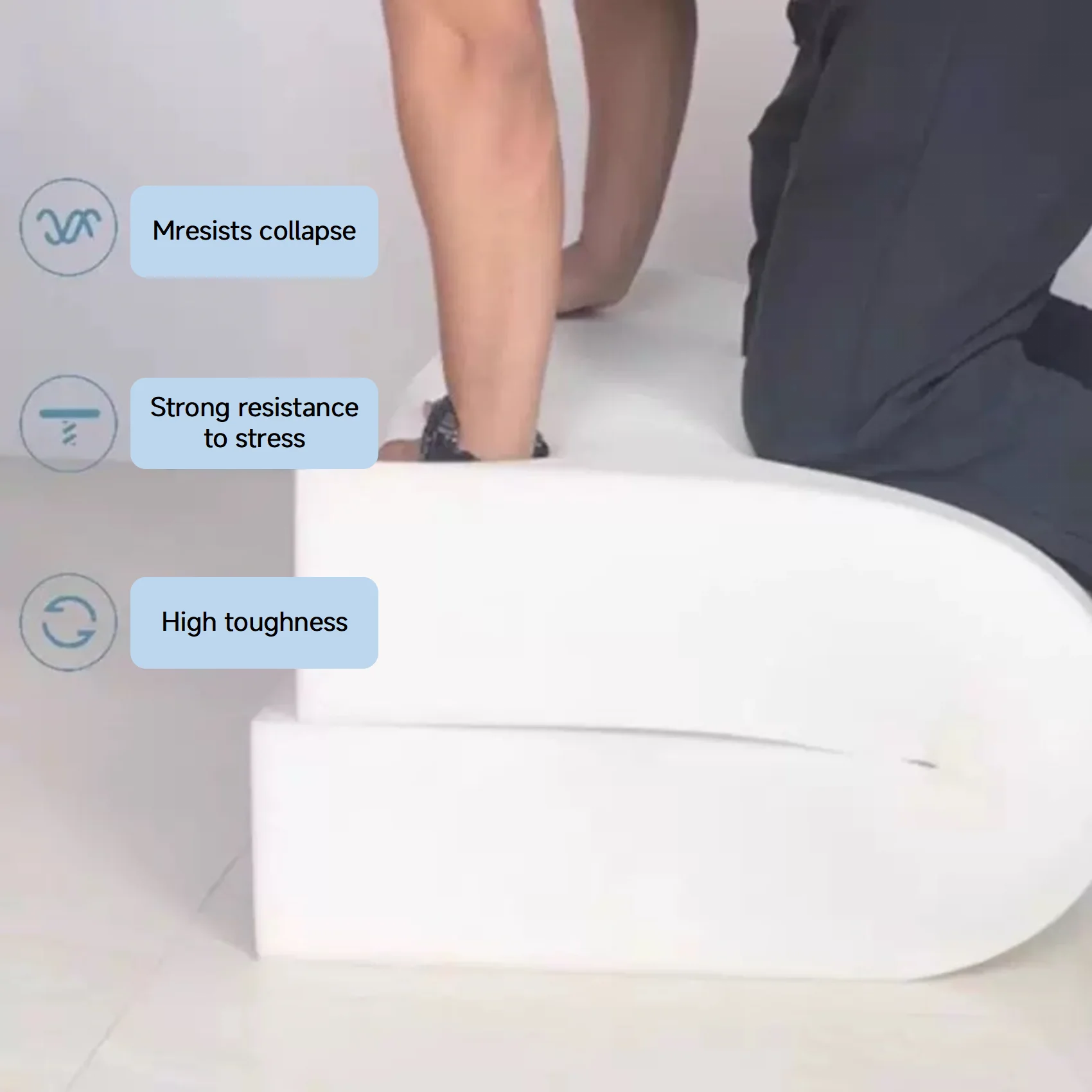 Pannello in Schiuma Memory Foam Personalizzabile – Imbottitura per Cuscini, Divani e Sedute