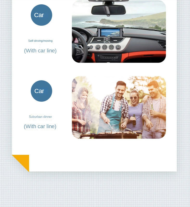 Mini Frigo 10L Portatile – Frigorifero per Auto, Casa e Cosmetici