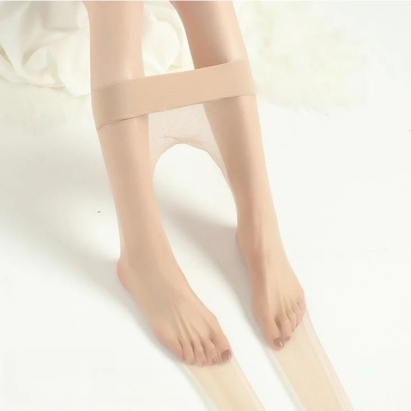 0D Women's Seamless Ultra-thin Nylon Tights 0D Sheer to Toe Pantyhose Sexy Stockings Collant Hot Donna for Female