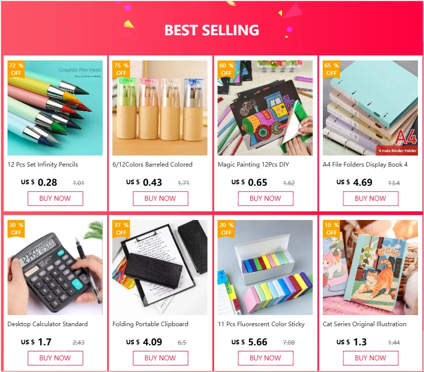 12 Pcs Set Infinity Pencils Multicolor Eternity Pencils No Ink with Eraser Pen School Stationery Drawing Pens Art Supplies