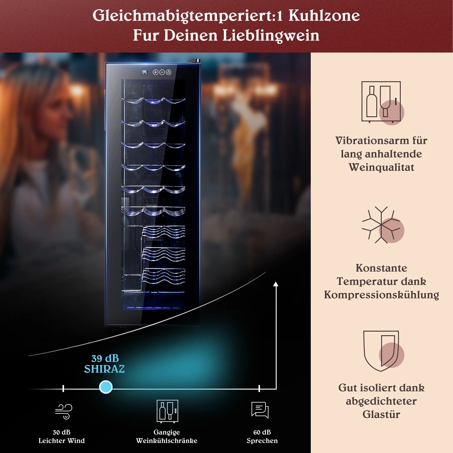 2025 78L intelligent constant temperature wine cabinet Household tea cold drink wine red wine cabinet Refrigerator