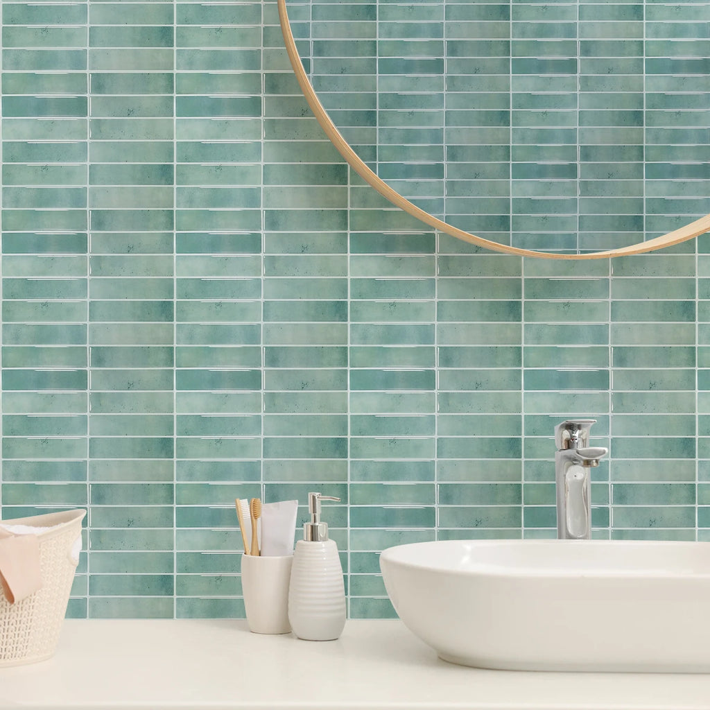 5/10/20pcs Self-Adhesive Wall Tile Stickers, Heat Resistant Peel AndStick Kitchen Backsplash, Waterproof Wall Tile Stickers