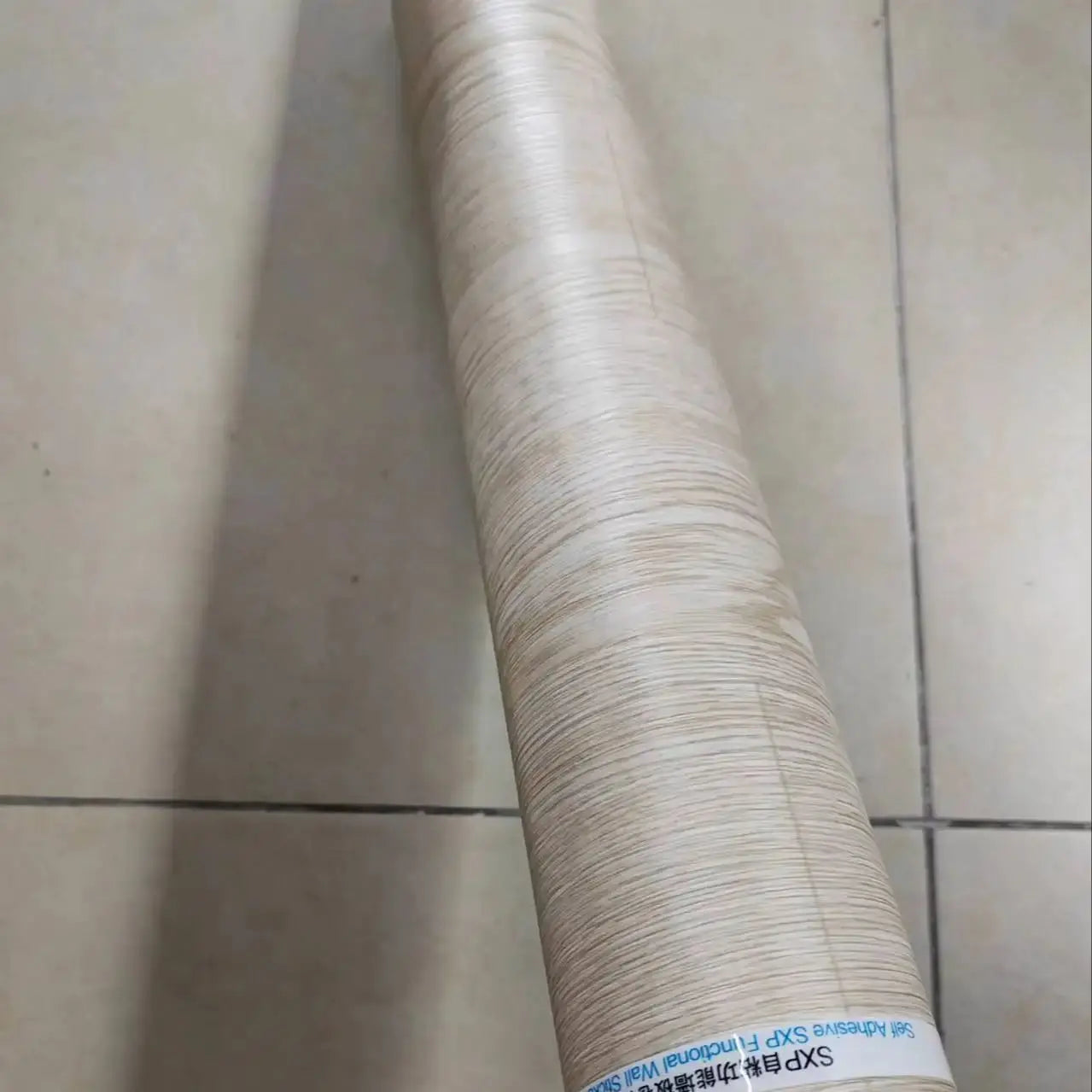 Wood Grain Floor Stickers, 60cm Modern Style Thickened Self-adhesive Waterproof, Living Room Bathroom Kitchen Household Stickers