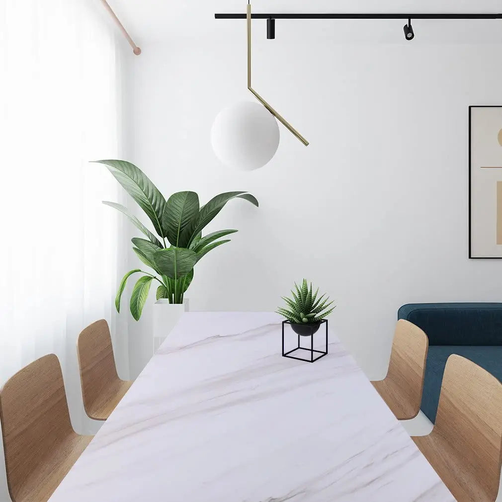 60/70/80cm Width Kitchen Wallpaper Peel and Stick Countertops Covers Waterproof Marble Self Adhesive Wall Papers Decorative Film