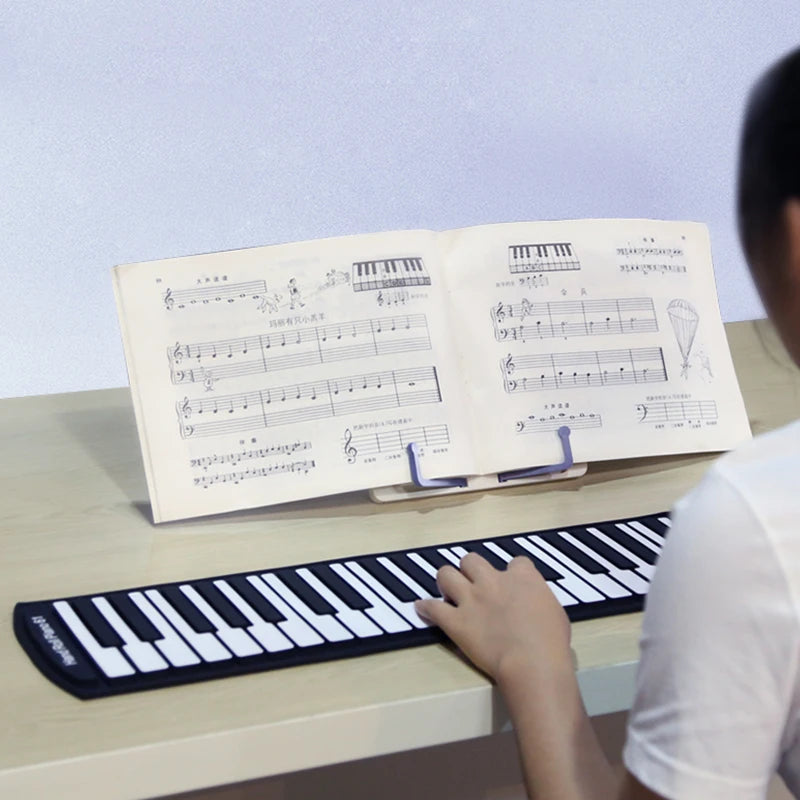 1 PC Lightweight Adjustable Portable Book Stand，  for Reading,  Music Score, Drawing, and More - Durable Plastic Construction