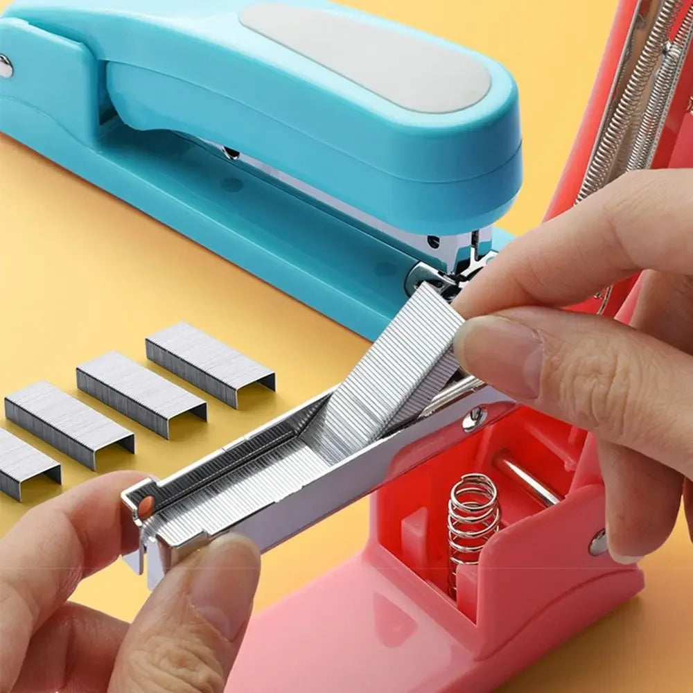 KW-TRIO 360 Degree Rotary Stapler Multifunctional Heavy Duty Stapler Thickened Effortless Long Stapler Office Binding Tools