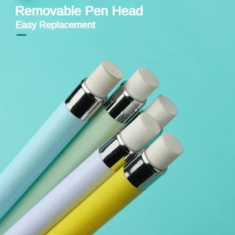 12 Pcs Set Infinity Pencils Multicolor Eternity Pencils No Ink with Eraser Pen School Stationery Drawing Pens Art Supplies