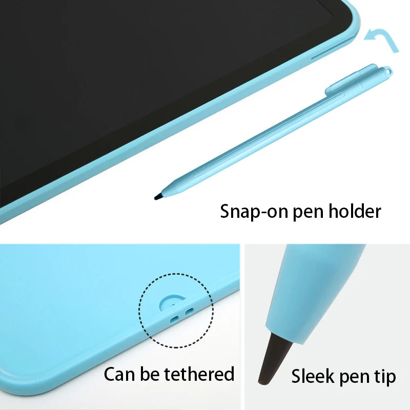 11/13/16 Inch LCD Drawing tablet Writing Board Kids Doodle Painting Handwriting Pads Toys for 3 4 5 6 7 8 Years Girls Boys Gifts