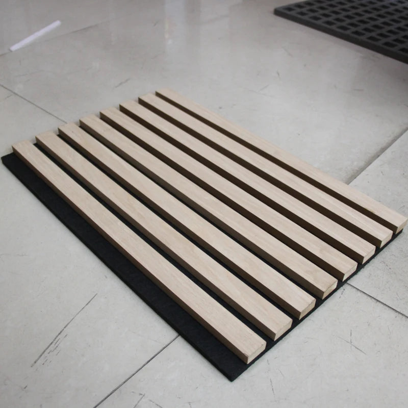 Oak surface polyester fiber sound insulation wall panel sound insulation board wood board