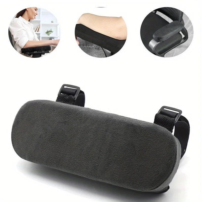 1pc Memory Foam Armrest Pads for Office Chair Elbow Support Cushion for Arm Pressure Relief,Universal Fit Covers for Desk Chairs