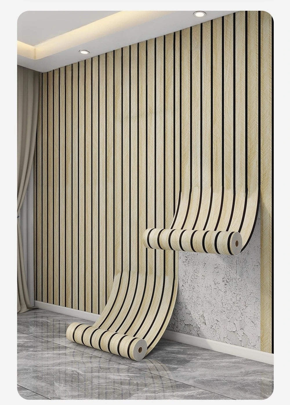 3/5/10M Imitation Grille Self Adhesive Wallpaper for Bedroom Walls Foam Peel and Stick Wallpapers Contact Paper Wall Stickers