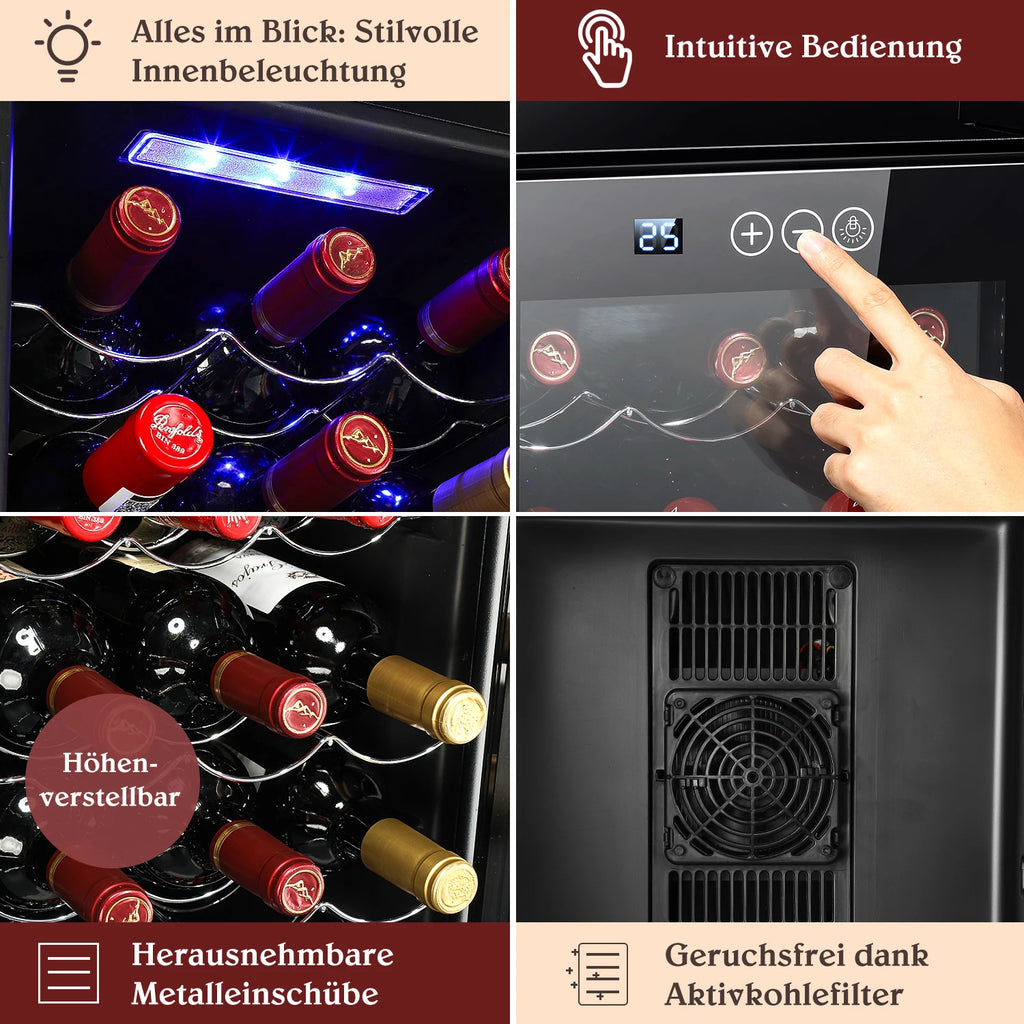 2025 78L intelligent constant temperature wine cabinet Household tea cold drink wine red wine cabinet Refrigerator