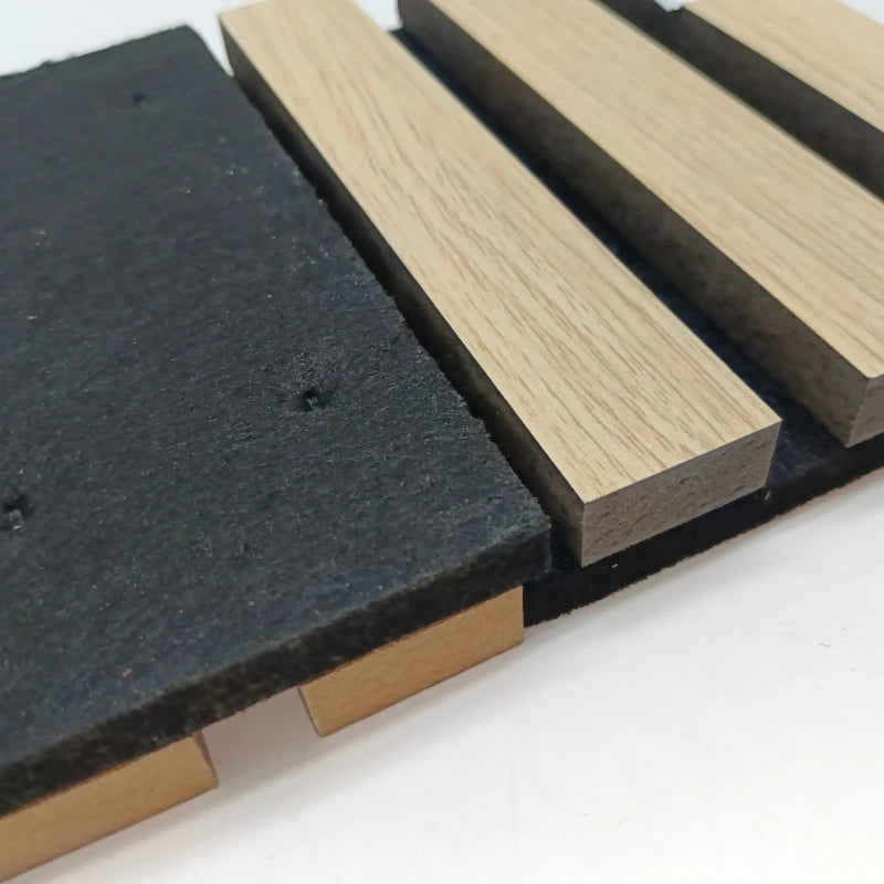 Oak surface polyester fiber sound insulation wall panel sound insulation board wood board