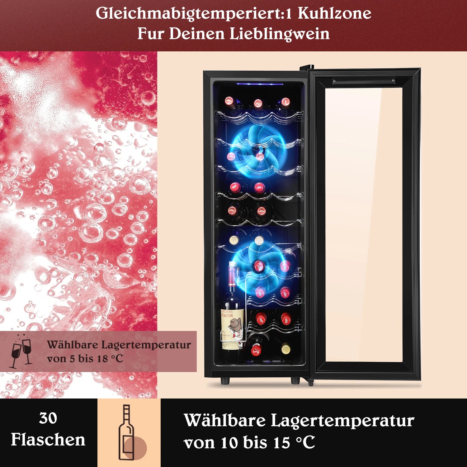 2025 78L intelligent constant temperature wine cabinet Household tea cold drink wine red wine cabinet Refrigerator