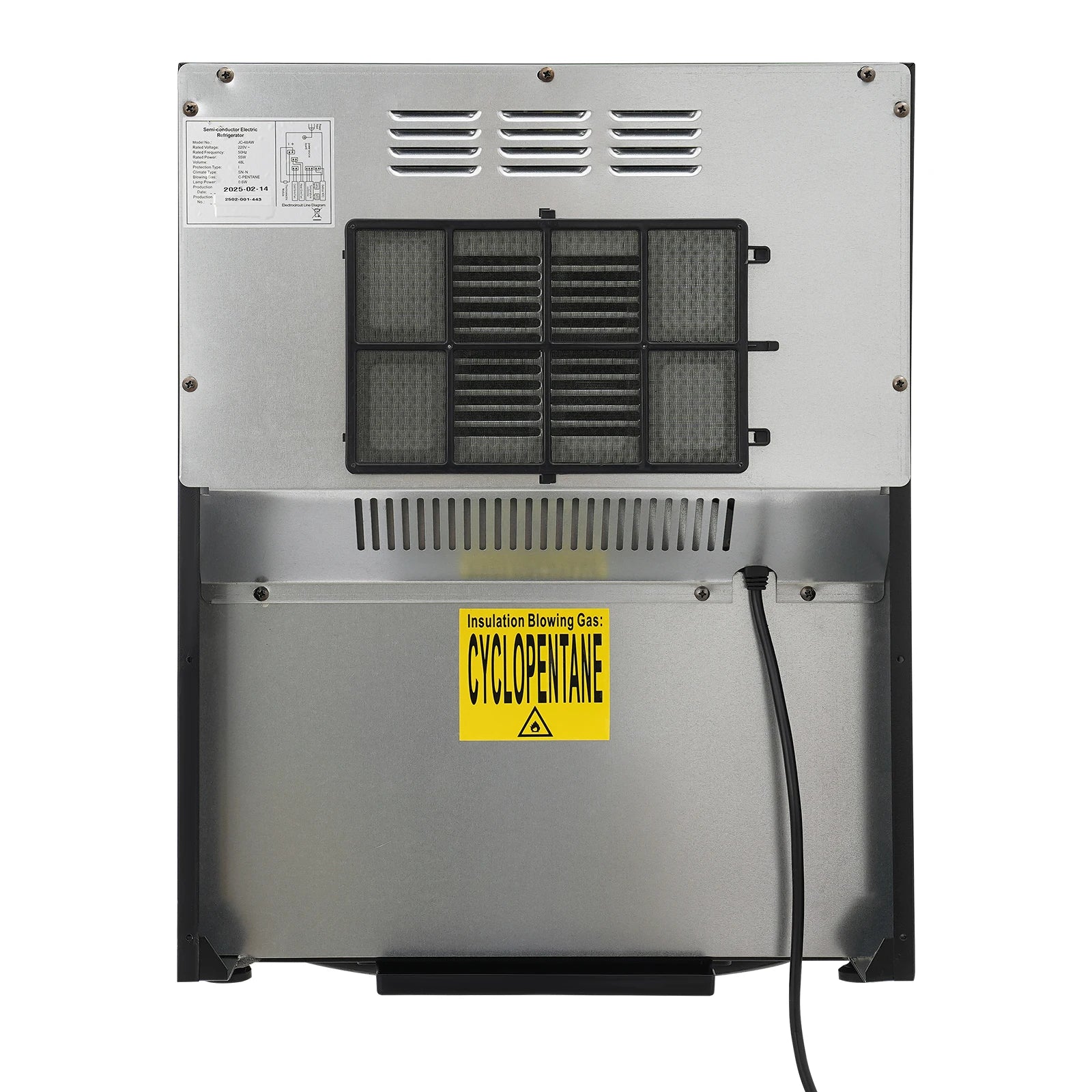 48L 20 Bottles Wine Fridge Storage Cabinet 12-18°C Intelligent Temperature Control LED Display