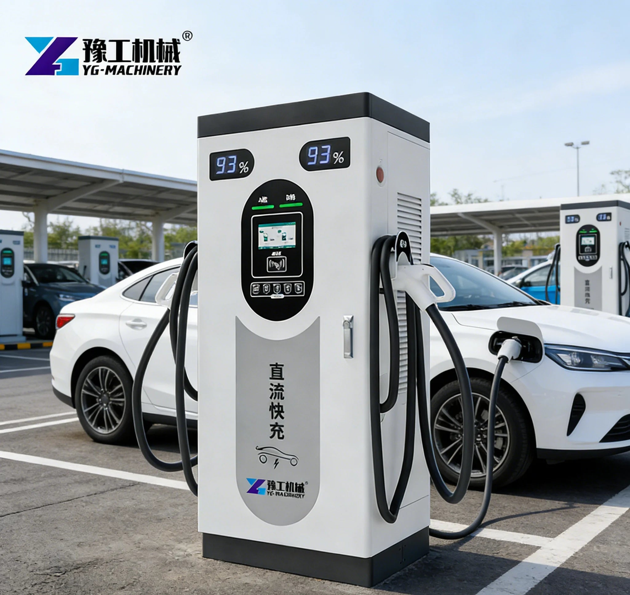 2026 Factory New Products Double Gun 120kw 380v DC Charging Pile Fast Charging Station Electric Vehicle Charging Pile Sale