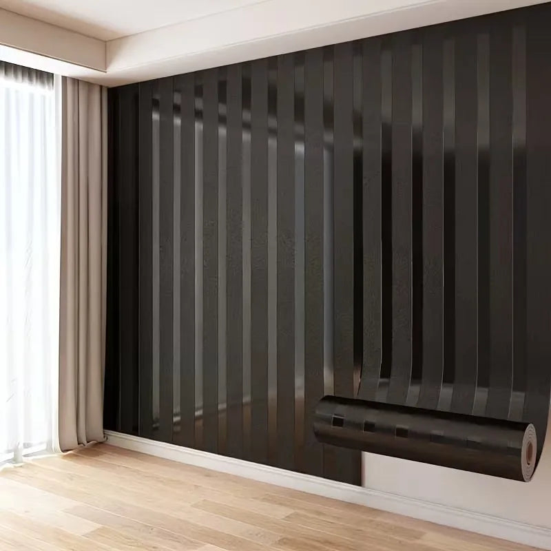 Modern Gold Striped Peel and Stick Wallpaper Shimmering Metallic Design for Bedroom Accent Wall Living Room Furniture Renovation