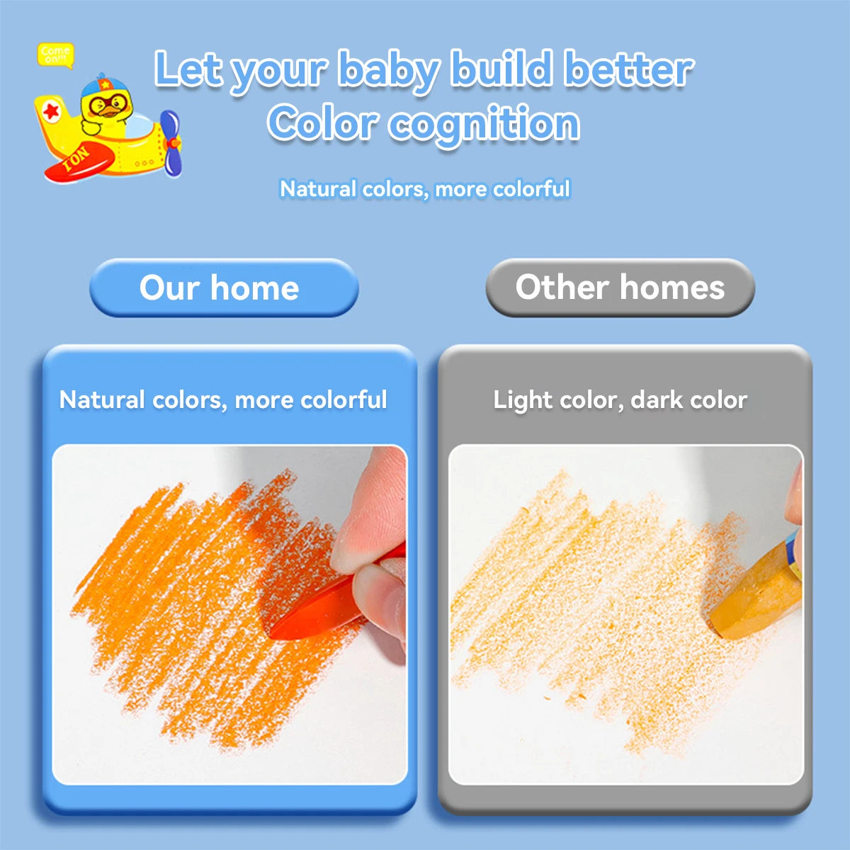 12-36 Color Kawaii Double-headed Triangle Crayon Children's Oil Painting Sticks Safe and Harmless Early Art Educational Supplies