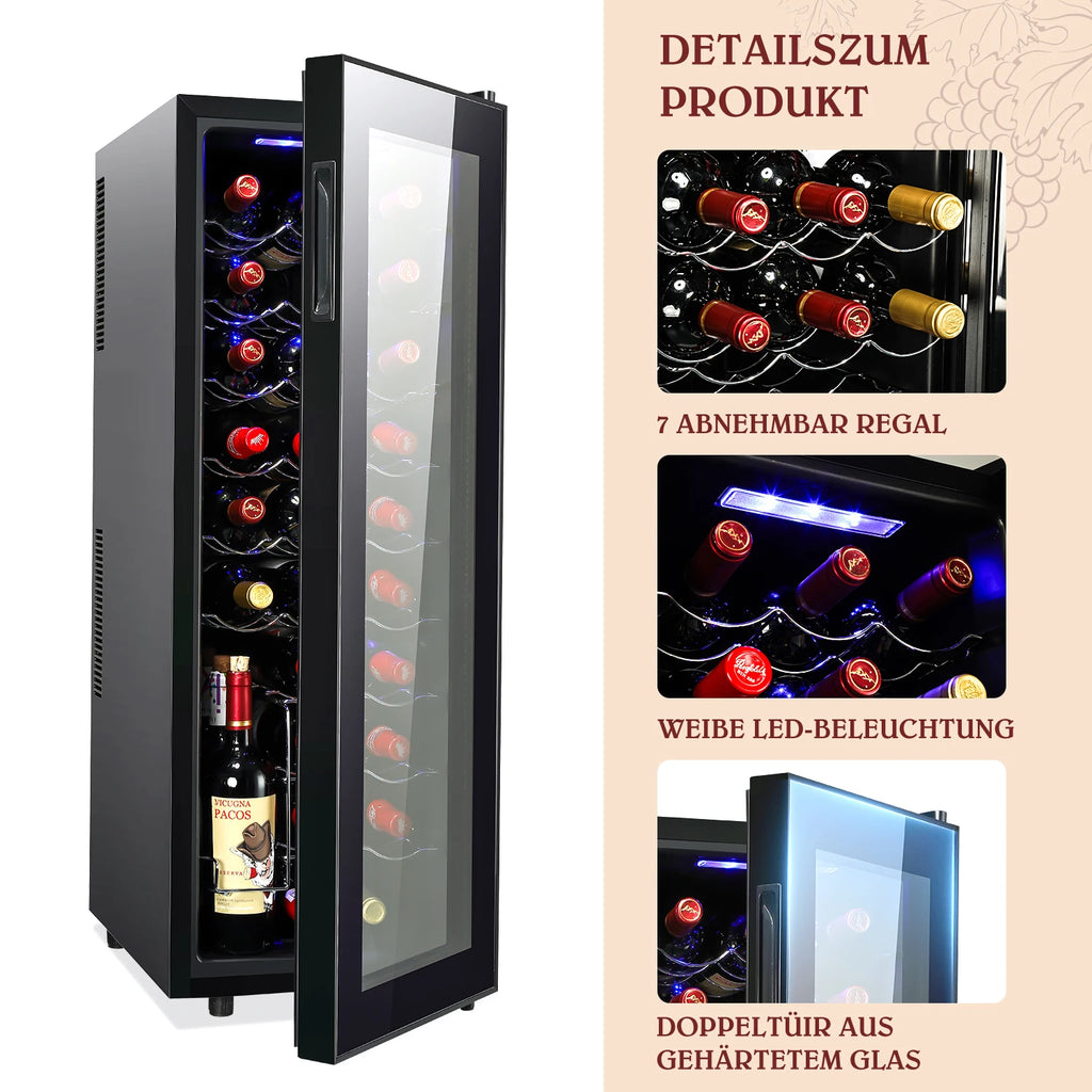 2025 78L intelligent constant temperature wine cabinet Household tea cold drink wine red wine cabinet Refrigerator
