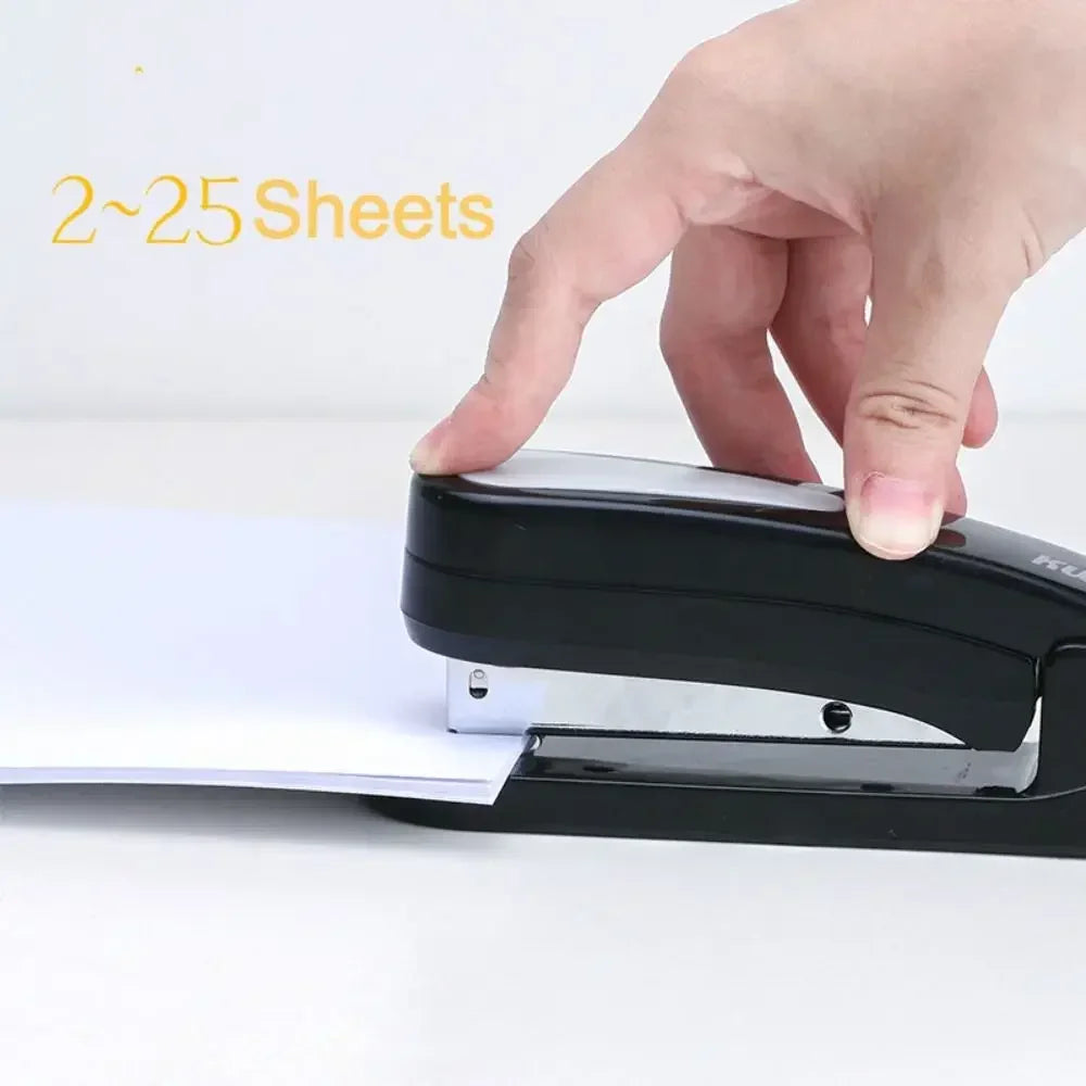 KW-TRIO 360 Degree Rotary Stapler Multifunctional Heavy Duty Stapler Thickened Effortless Long Stapler Office Binding Tools